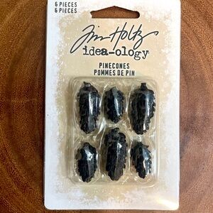 3/$15 Tim Holtz Idea-ology Rustic Christmas Pinecones for Crafts